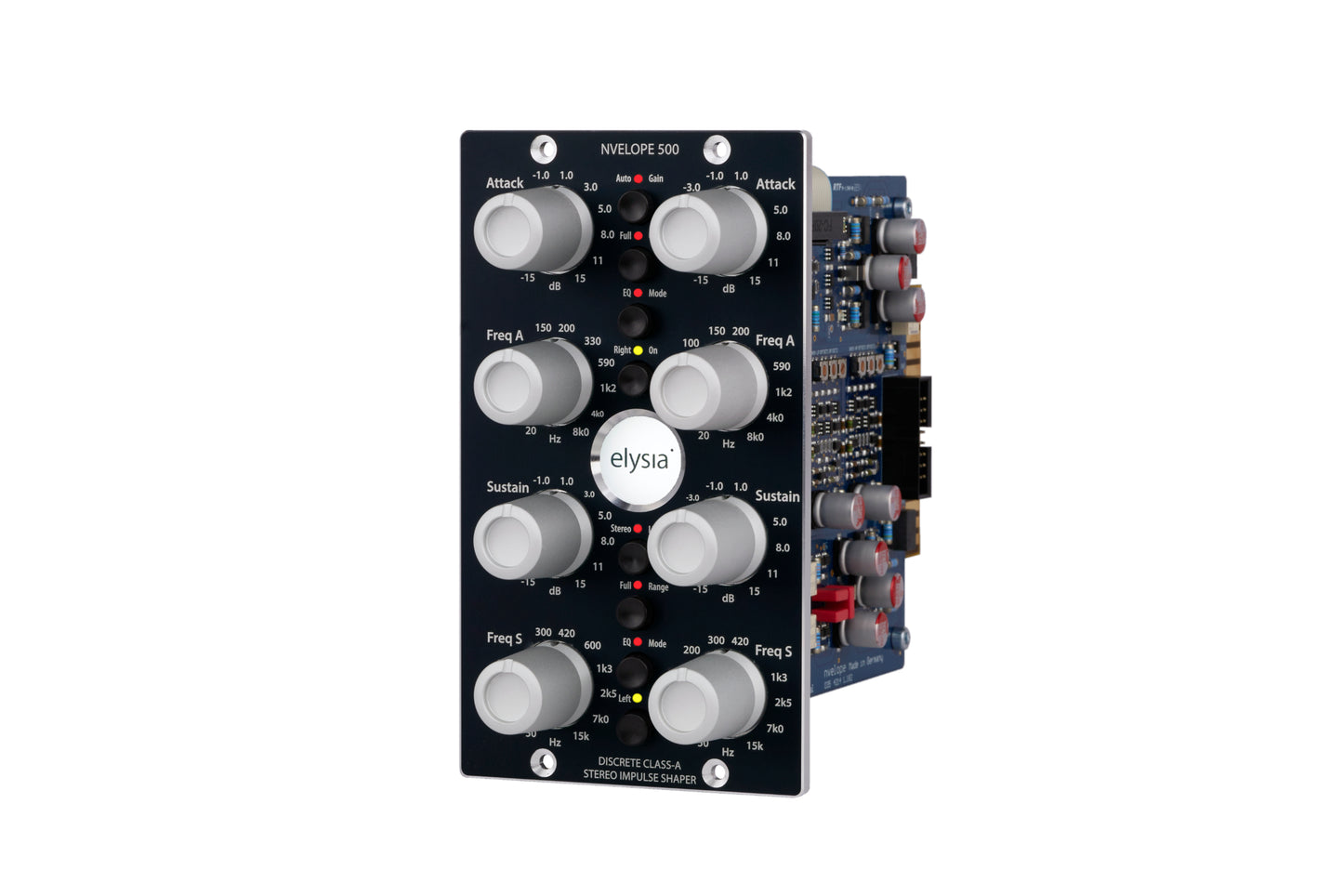 nvelope 500 Series Module Front Left View with all controls and buttons.