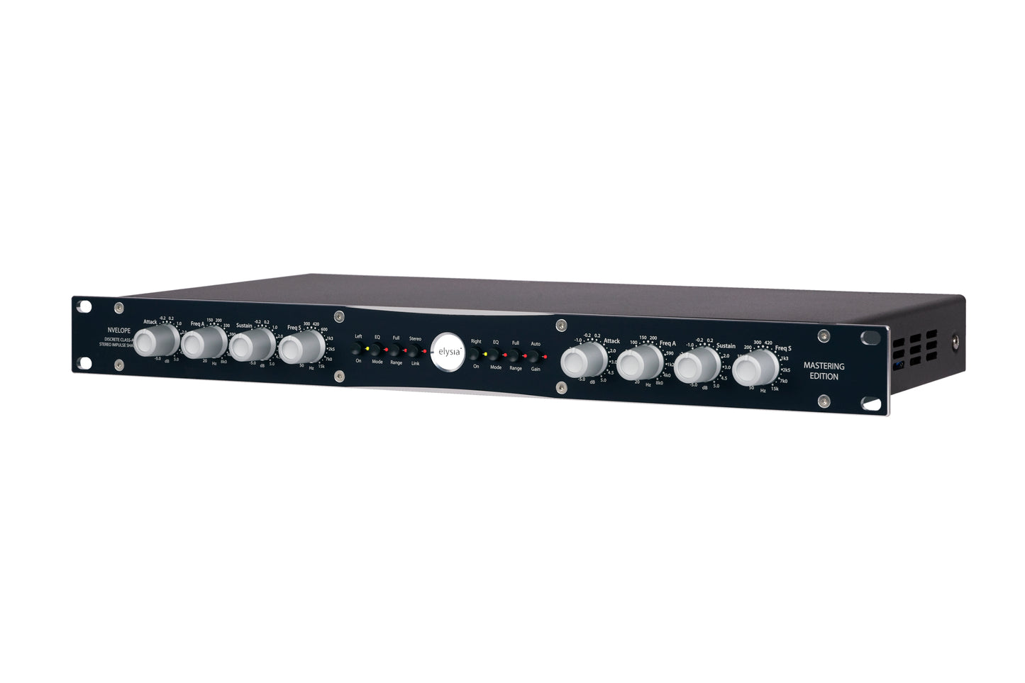 nvelope|Mastering Edition 19 inch Rack Front Left View with all controls and buttons.