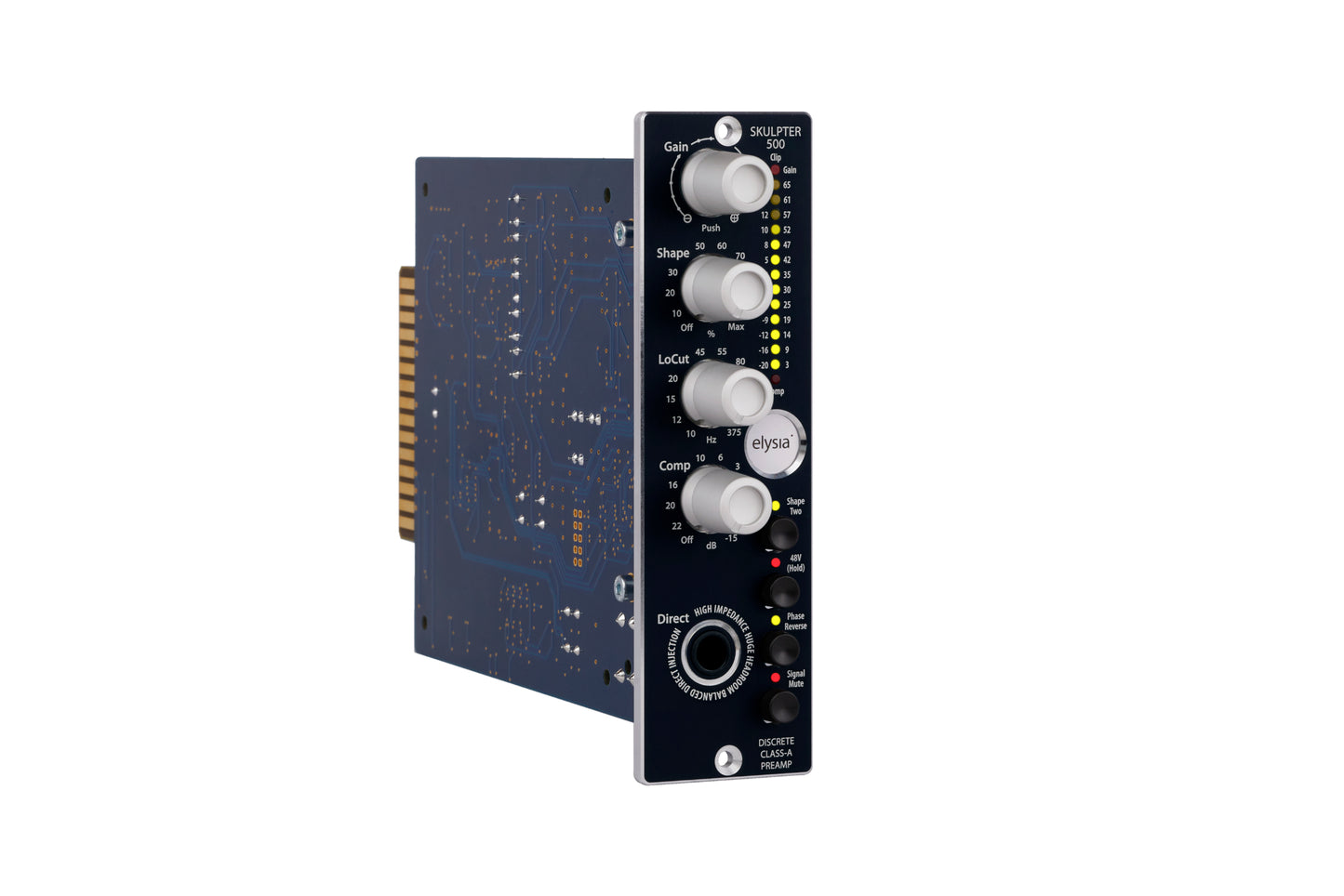 skulpter 500 Series Module Front Right View with all controls and buttons.