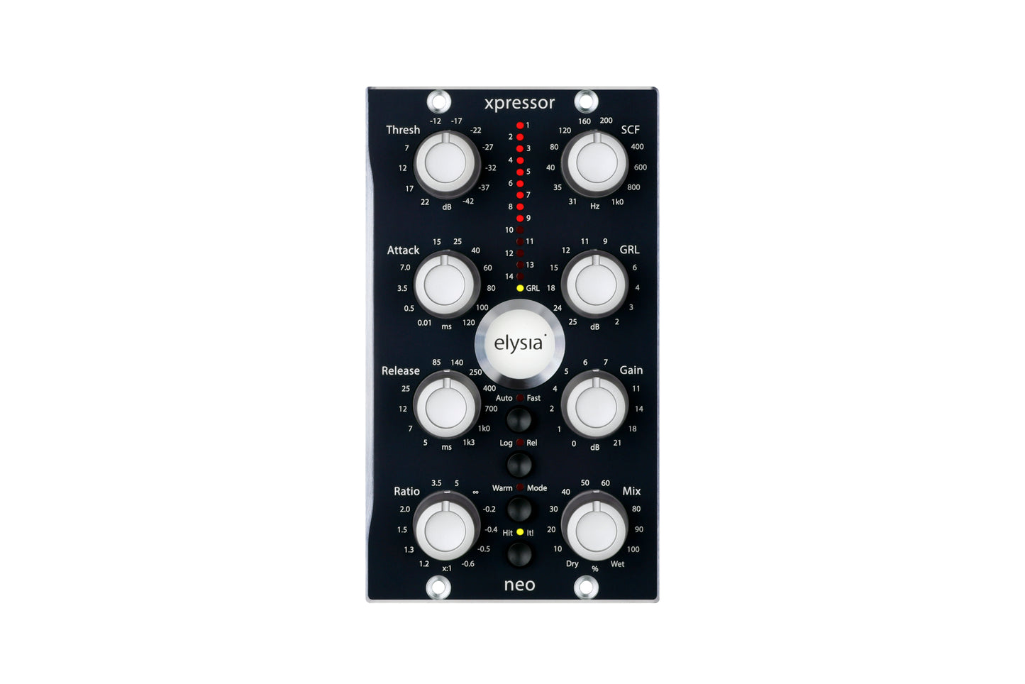 xpressor|neo 500 Series Module Front View with all controls and buttons.