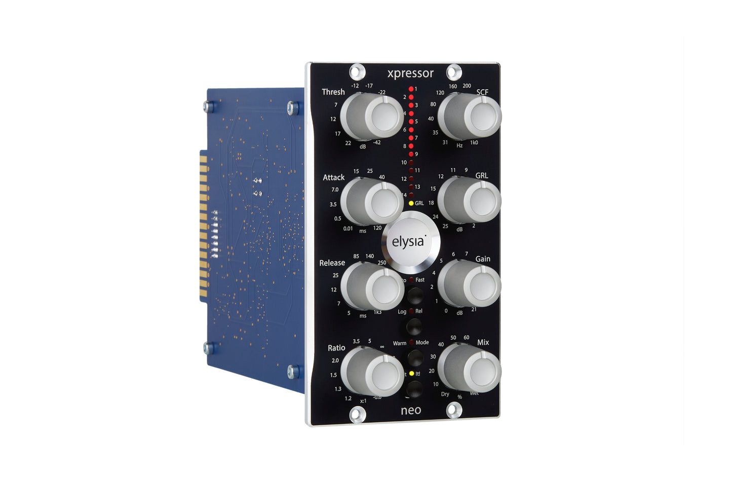 xpressor|neo 500 Series Module Front Right View with all controls and buttons.