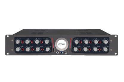 mpressor Rack Series Module Front View with all controls and buttons.